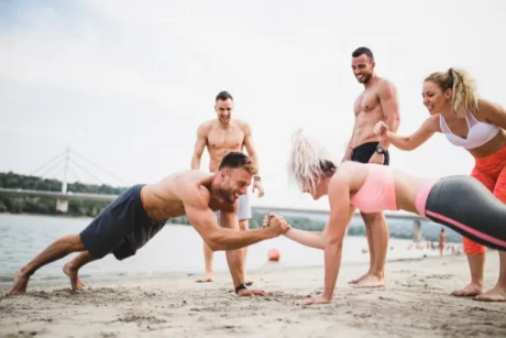 Stay fit with outdoor games