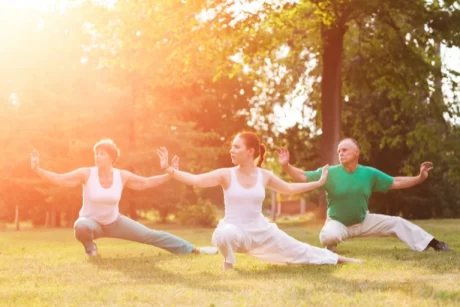 How to set up for a Tai Chi morning routine