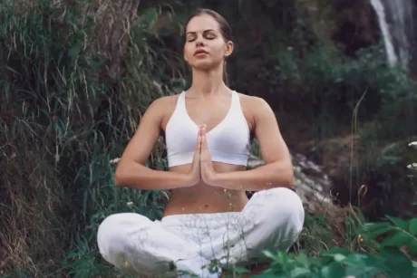 A young woman on a spiritual sabbatical